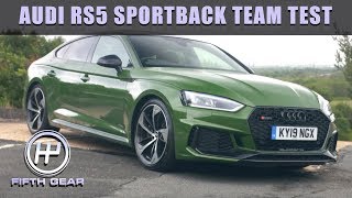 AUDI RS5 SPORTBACK TEAM TEST  FIFTH GEAR [upl. by Ahseet]