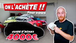 GUIDE DACHAT Quelle voiture acheter pour rouler PAS CHER On l’a achetée [upl. by Jojo]