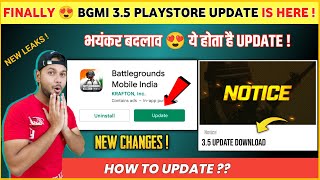 OMG 😍 Bgmi 35 Update Patch Notes  Bgmi New Update  How to Update Bgmi 35  35 Update [upl. by Crocker940]