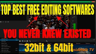 TOP BEST FREE EDITING SOFTWARE 32bit and 64bit [upl. by Cyrilla585]