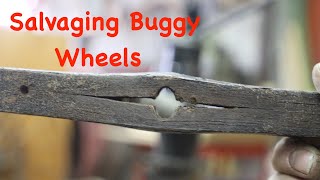 Buggy Wheel Repairs amp Setting Buggy Tires  Engels Coach Shop [upl. by Eriha]