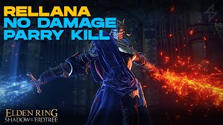 Rellana  Parry Kill No Damage Boss Fight  Elden Ring Erdtree DLC [upl. by Tamarah614]