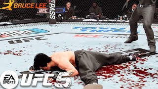 UFC 5  Bruce Lee VS Robert Whittaker  PS5 [upl. by Soiritos905]