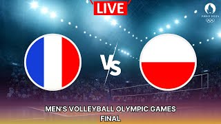 FRANCE vs POLAND  Volleyball  FINAL  Olympic Games Paris 2024  LIVE🔴 [upl. by Dorkus]