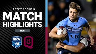 U19s State of Origin  Blues v Maroons  Match Highlights [upl. by Powe]