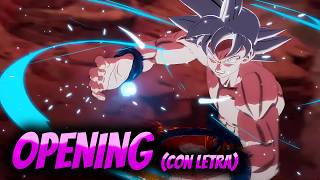 DRAGONBALL Sparking ZERO Opening CON LETRA「Time to Fight」 [upl. by Tollmann824]