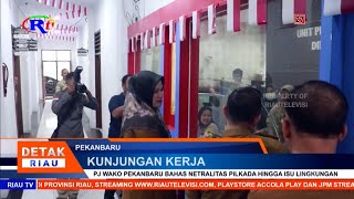 PJ WAKO PEKANBARU BAHAS NETRALITAS PILKADA HINGGA ISU LINGKUNGAN [upl. by Ateerys58]