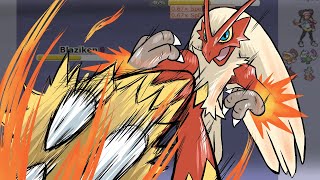 We used Blaziken as a tankand it worked ft Thunderblunder777 amp CTC on Pokemon Showdown [upl. by Fernand464]