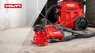 Desbastadora de diamante Hilti DGH 150 ideal para tus aplicaciones de lijado de hormigón [upl. by Tan93]