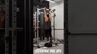 ECCENTRIC PULL UPS motivation functionaltraining fitnessinspiration fitnessrehab sports VIRAL [upl. by Trenton]