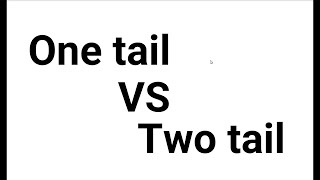 One Tailed and Two Tailed Tests Critical Values amp Significance Level  Inferential Statistics [upl. by Cavallaro]