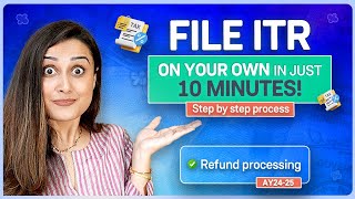 How to file ITR online  ITR Filing tutorial for salaried employees AY 202425 [upl. by Attesor386]