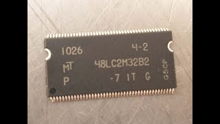 【판매중】 IC 86Pin SYNCHRONOUS DRAM 84Mb X32 SDRAM MT48LC2M32B27 ITG MiCRON 48LC2M32B27 [upl. by Yelkrab]