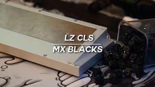 LZ CLS with Mx blacks  Alu Plate  Typing Sounds ASMR [upl. by Eidnas]