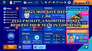 SM 25 mod save data v 110 FULL FACILITY  UNLIMITED MONEY 4 [upl. by Stutsman]