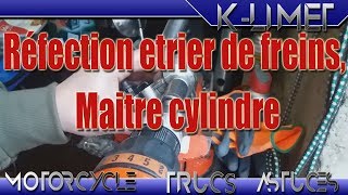 ✔️ 6 KLIMET Réfection etrier de freins Maitre cylindre [upl. by Pail]