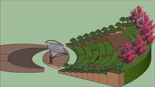 Amphitheater  More Gardens Design [upl. by Budd]