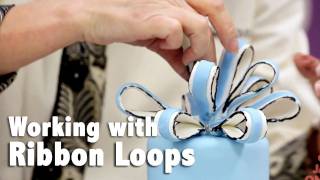 How to use Gum Paste Ribbon Loops  Cake Tutorials [upl. by Neile]