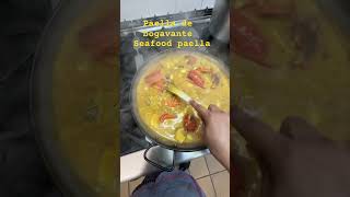 Best seafood 🦞 paella  Chiringuito las sardinitas foryou travel seafood paella viralvideo [upl. by Ybrek128]