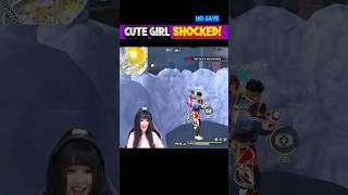 Cute Girl Shocked 😂😂😝imposible🎯gtk111freefiresatvik funny lol ugayush [upl. by Otrebcire]