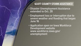 Disaster Unemployment Assistance application deadline extended in Scott County [upl. by Adnirolc]