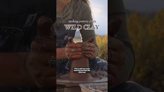 WILD CLAY 🏺Harvest to Pit Fire Part 1 pottery diy [upl. by Scevor]