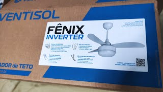 Instalação simples  Ventilador Ventisol Fênix INVERTER [upl. by Rolyat]