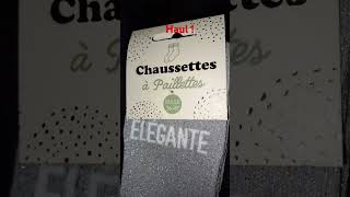 haul chaussettes paillettes [upl. by Xavler]