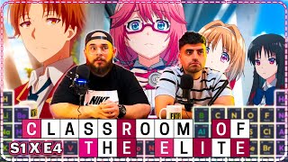 انیمه کلاس نخبگان  ریکشن به انیمه کلسروم آف د الیت  CLASSROOM OF THE ELITE REACTIN S1 X E4 [upl. by Aiyekal]