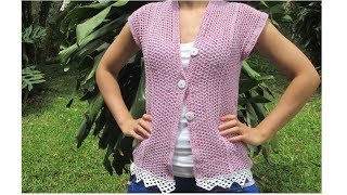 ⭕ Chaleco Mary  Tutorial de Crochet  PRINCIPIANTES [upl. by Inga]