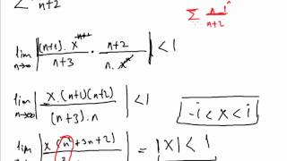 calculus dersleri serilerde yakınsaklık yarıçapı [upl. by Anayek]