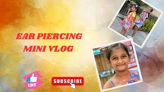 Ear Piercing vlog vlogger earrings piercing weekend fun [upl. by Knight]