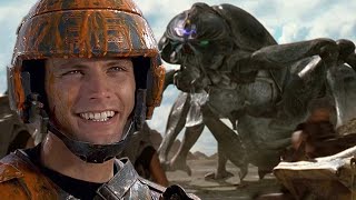 We Reacted to Starship Troopers AKA Helldivers 2 The Movie [upl. by Starbuck]