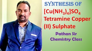 Preparation of Tetramine copper II sulphate [upl. by Oalsinatse267]