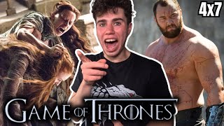 Game Of Thrones 4x7 Reaction  quotMockingbirdquot First Time Watching [upl. by Oileduab]