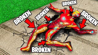 Breaking EVERY BONE as IRON MAN in GTA 5 [upl. by Sib]