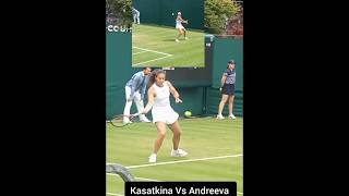 Ningbo Finalists Kasatkina and Andreeva wta tennis [upl. by Derrick99]