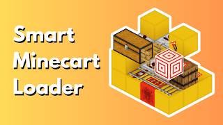 Smart Minecart Loader  Minecraft 121 Java and Bedrock [upl. by Borchers]