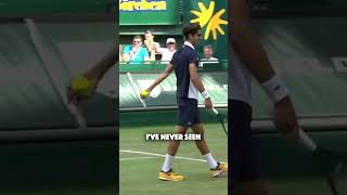 Tennis Player asks Opponent to Challenge for him shorts [upl. by Godred]