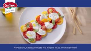 PUBLICITE Mozzarella  Recette Salade Caprese  GALBANI [upl. by Aiuqes]