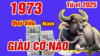 🔴TỬ VI 2025 Tử vi tuổi QUÝ SỬU 1973 Nam mạng năm 2025 LỘC THẦN TÀI Vận Số GIÀU SANG Cực GIÀU [upl. by Reivax931]