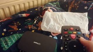 Arris Freesat Box Unboxing and First Time Installation [upl. by Fischer]