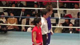 Womens Boxing 箕輪綾子 vs 新本亜也 女子ボクシング 201342 [upl. by Nytsirt725]