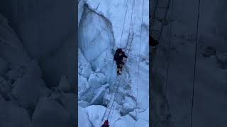 Khumbu Icefall Mt Everest Nepal📹 luckydavewatson everest viralvideo mounteverest viral [upl. by Biancha380]