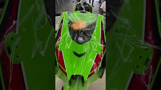 ZX10R Full Body installing PPF with 5 years warranty zx10r ninja kawasaki yamaha garwareppf [upl. by Bleier340]