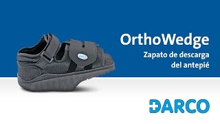 OrthoWedge Zapato de descarga del antepié [upl. by Branham]