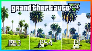 GTA 5 Graphics Comparison  PS3 vs PS4 vs PC GTA 5 Graphics PC  PS4  PS3 Comparison GTA V [upl. by Ob]