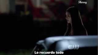 Elena discute con Damon y le dice que recuerda todo4x01sub [upl. by Macfadyn846]