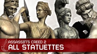 Assassins Creed 2  All Statuettes Monteriggioni [upl. by Chiles]