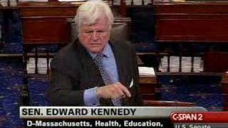 Ted Kennedy on Republicans and Minimum wage [upl. by Akinehc633]